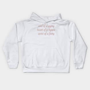 Soul, Heart, and Spirit Kids Hoodie